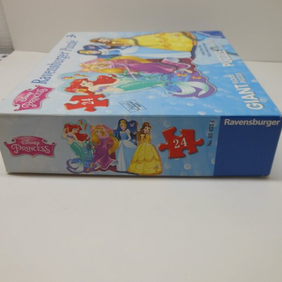 2017 Disney Princesses Pretty 24 Pieces Ravensburger Giant Floor Puzzle Complete - Picture 7 of 11